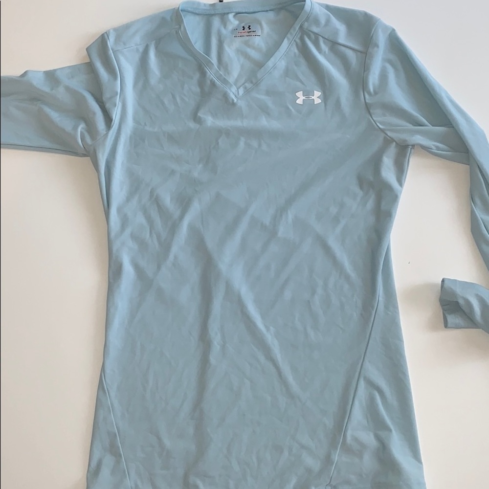 Under Armour blue thermal juniors size L